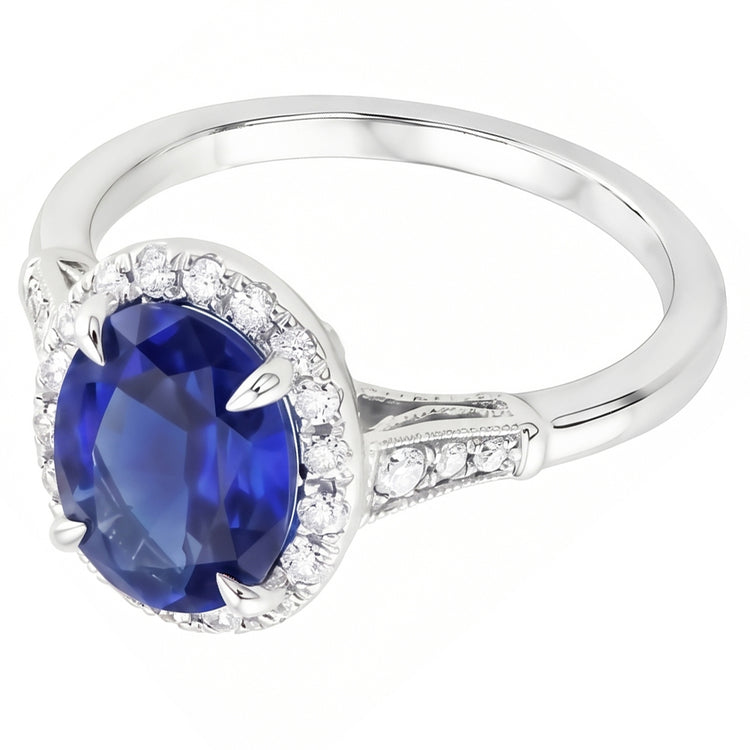 Bague Saphir Naturel 4.50 Carats