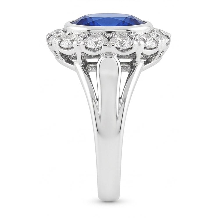 Bague Saphir Naturel 4.50 Carats