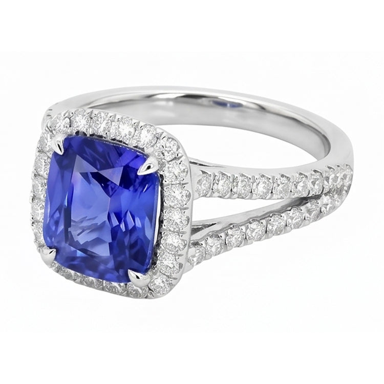 Bague Saphir Naturel 4.50 Carats