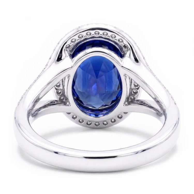 Bague Saphir Naturel 4.50 Carats