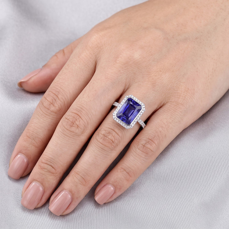 Bague Saphir Naturel 4.50 Carats