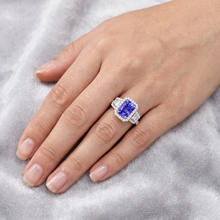 Bague Saphir Naturel 4.50 Carats