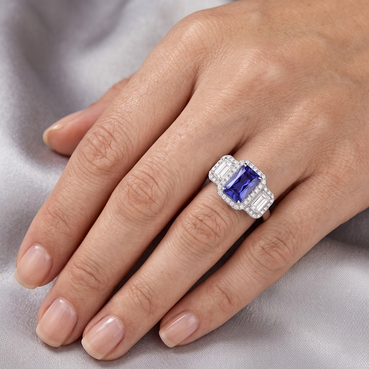 Bague Saphir Naturel 4.50 Carats