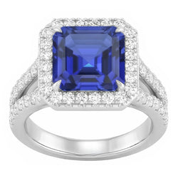 Bague Saphir Naturel 4 Carats