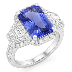 Bague Saphir Naturel 4 Carats