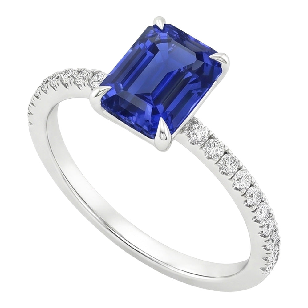 Bague Saphir Naturel 4 Carats