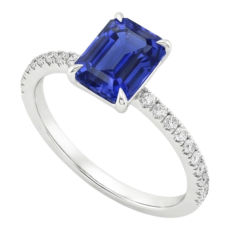 Bague Saphir Naturel 4 Carats