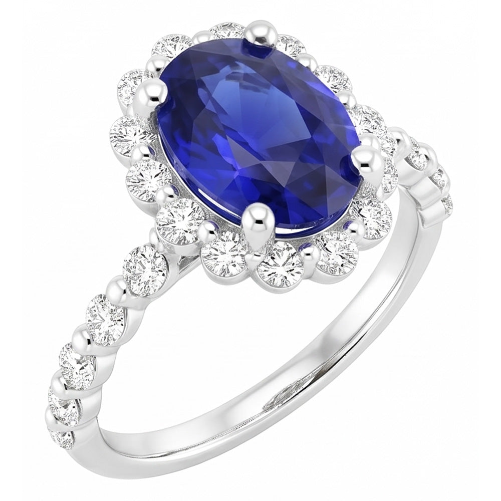 Bague Saphir Naturel 4 Carats