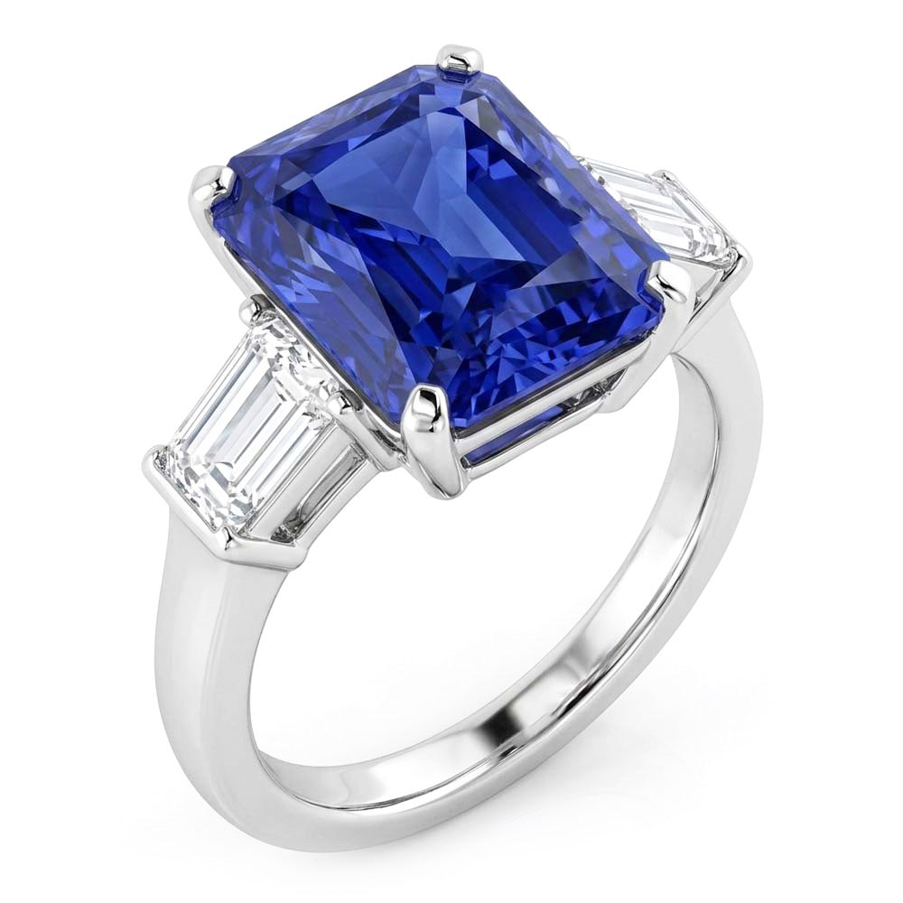 Bague Saphir Naturel 4 Carats