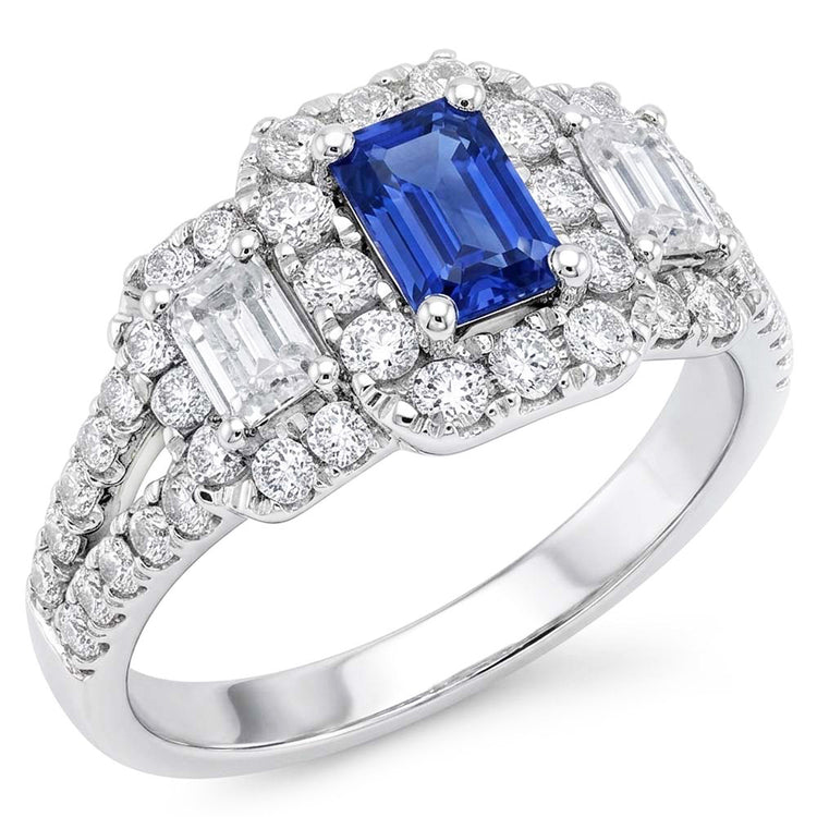 Bague Saphir Naturel 4 Carats