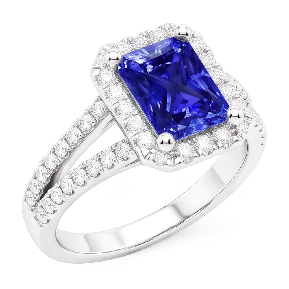Bague Saphir Naturel 4 Carats