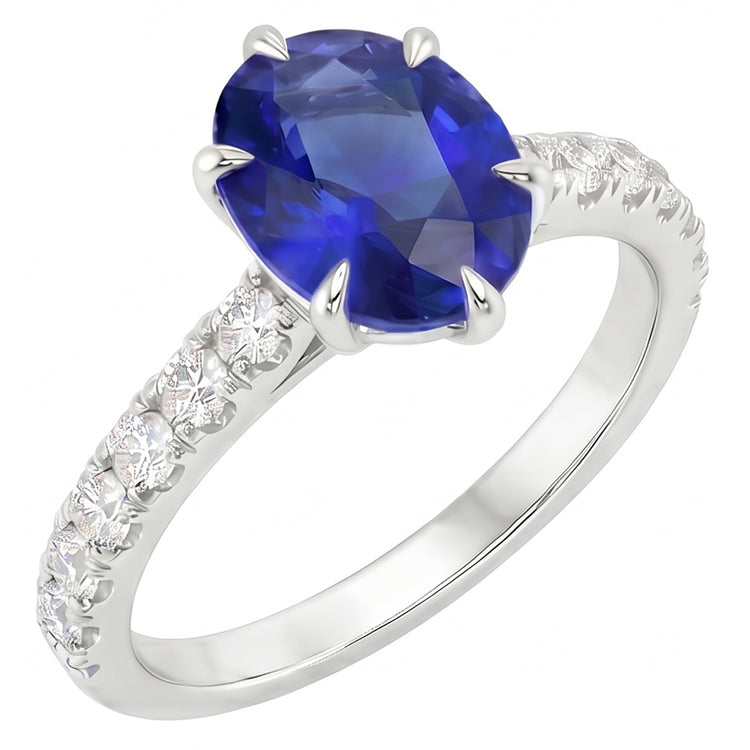Bague Saphir Naturel 4 Carats