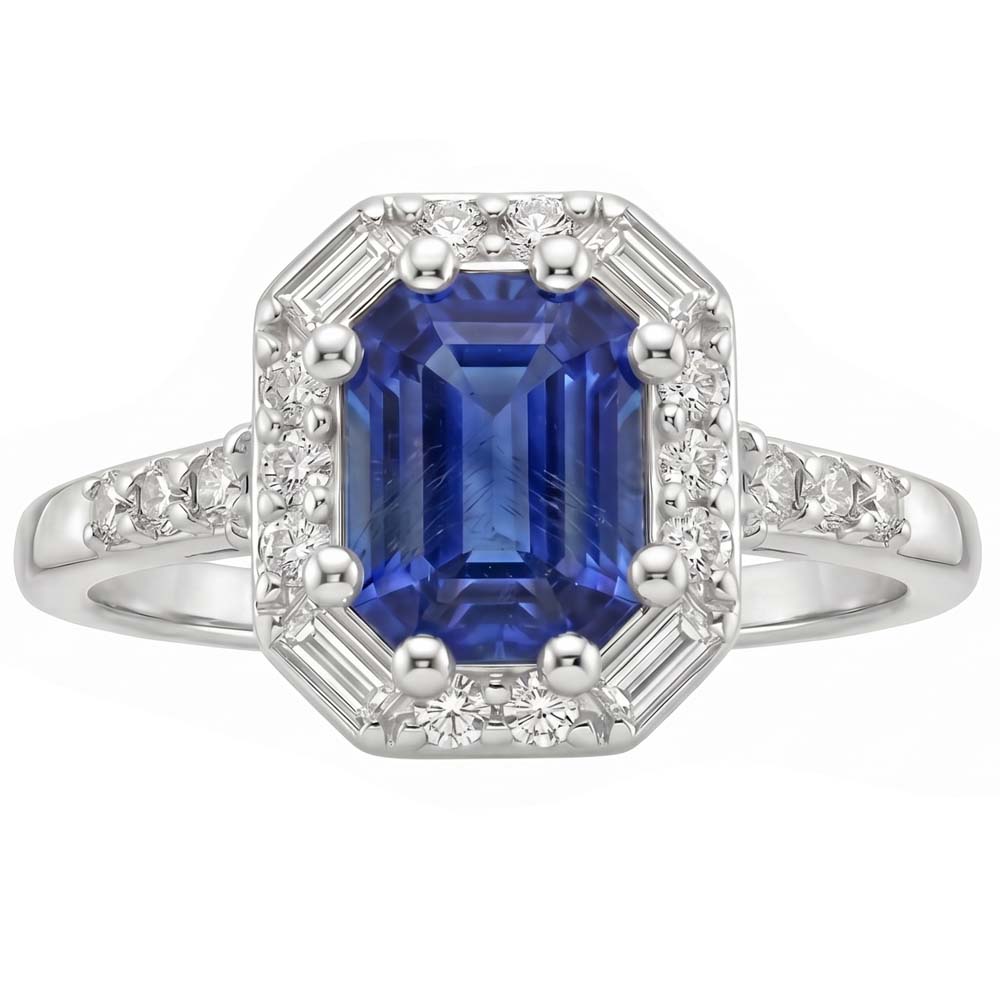 Bague Saphir Naturel 4 Carats