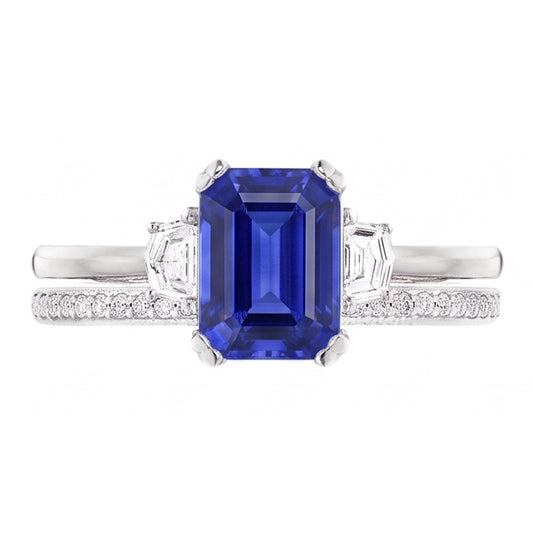 Bague Saphir Naturel 4 Carats