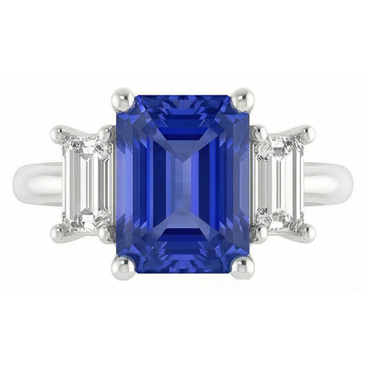 Bague Saphir Naturel 4 Carats