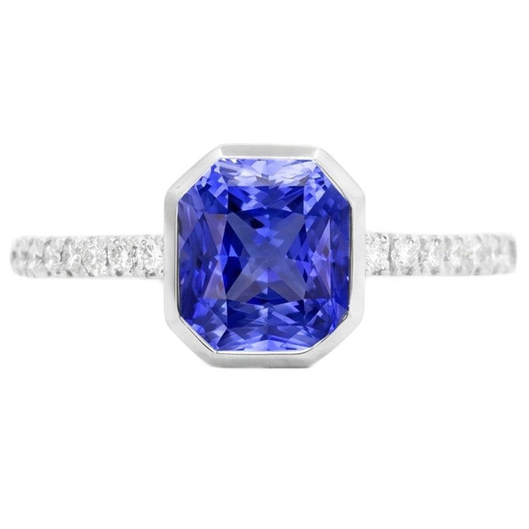 Bague Saphir Naturel 4 Carats