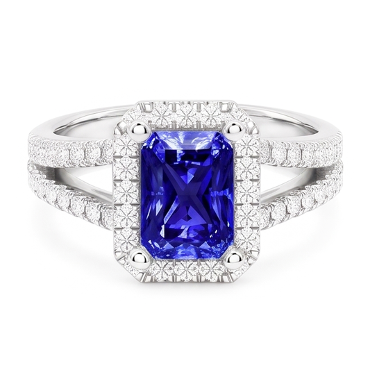 Bague Saphir Naturel 4 Carats
