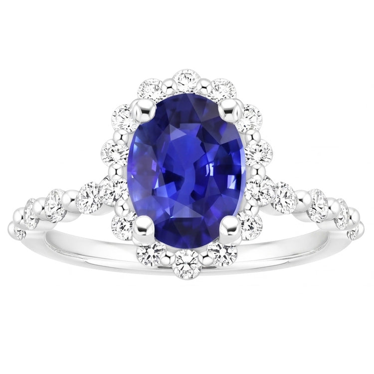 Bague Saphir Naturel 4 Carats