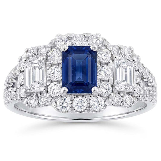Bague Saphir Naturel 4 Carats