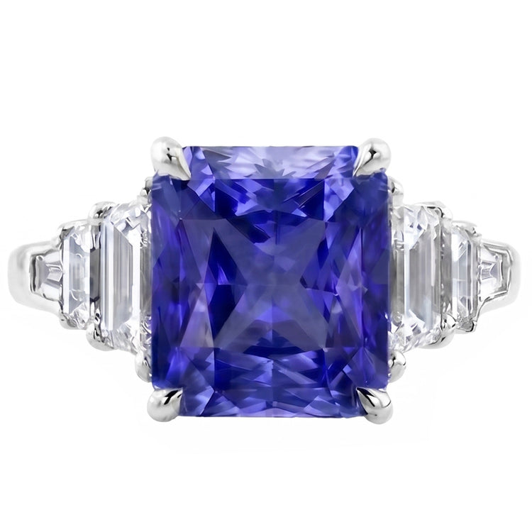 Bague Saphir Naturel 4 Carats