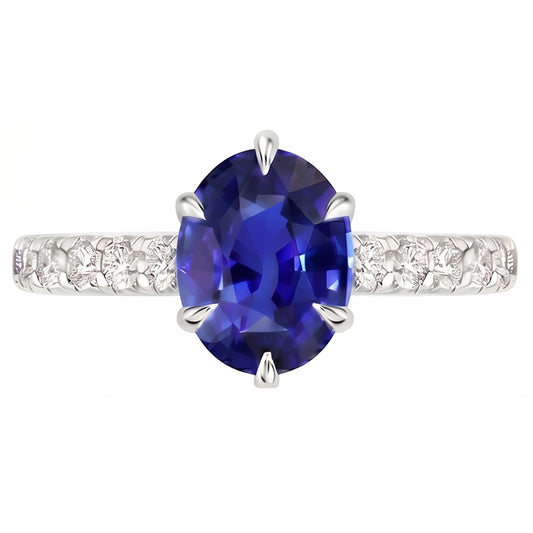 Bague Saphir Naturel 4 Carats