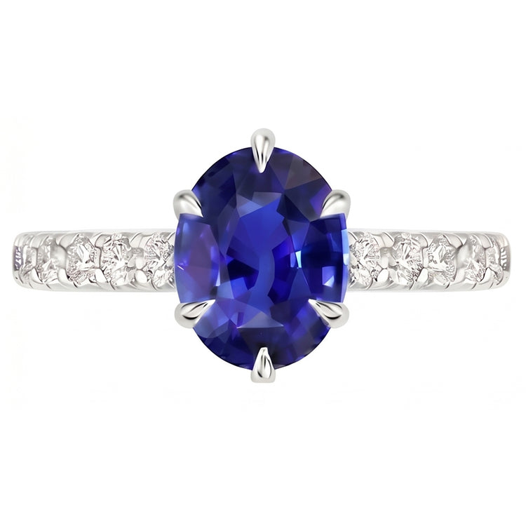 Bague Saphir Naturel 4 Carats
