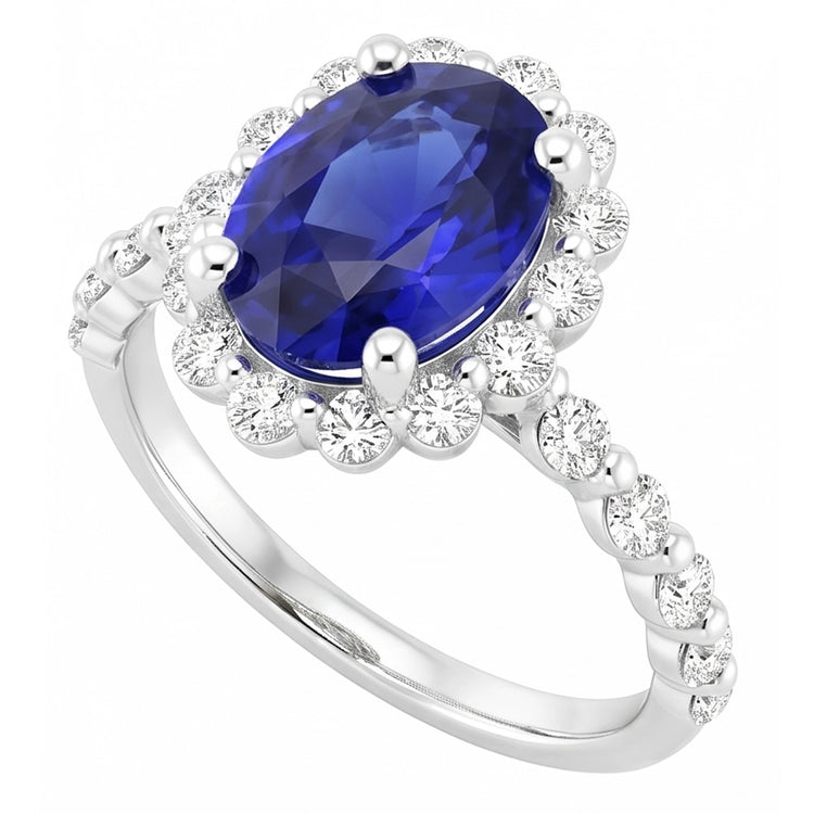 Bague Saphir Naturel 4 Carats
