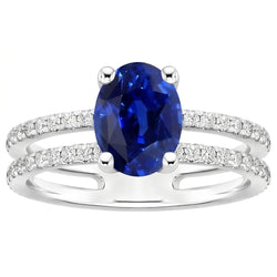 Bague Saphir Naturel 4 Carats