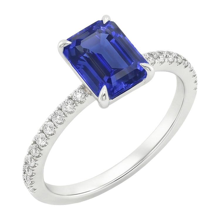 Bague Saphir Naturel 4 Carats