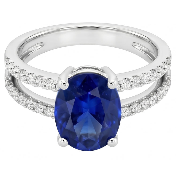 Bague Saphir Naturel 4 Carats