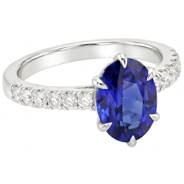 Bague Saphir Naturel 4 Carats