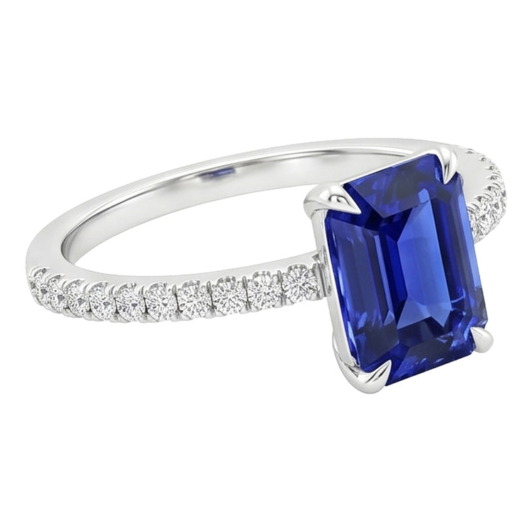 Bague Saphir Naturel 4 Carats