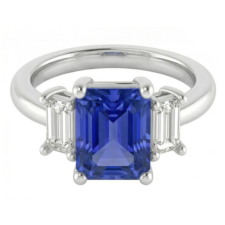 Bague Saphir Naturel 4 Carats