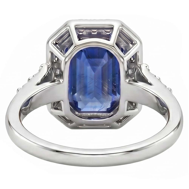 Bague Saphir Naturel 4 Carats