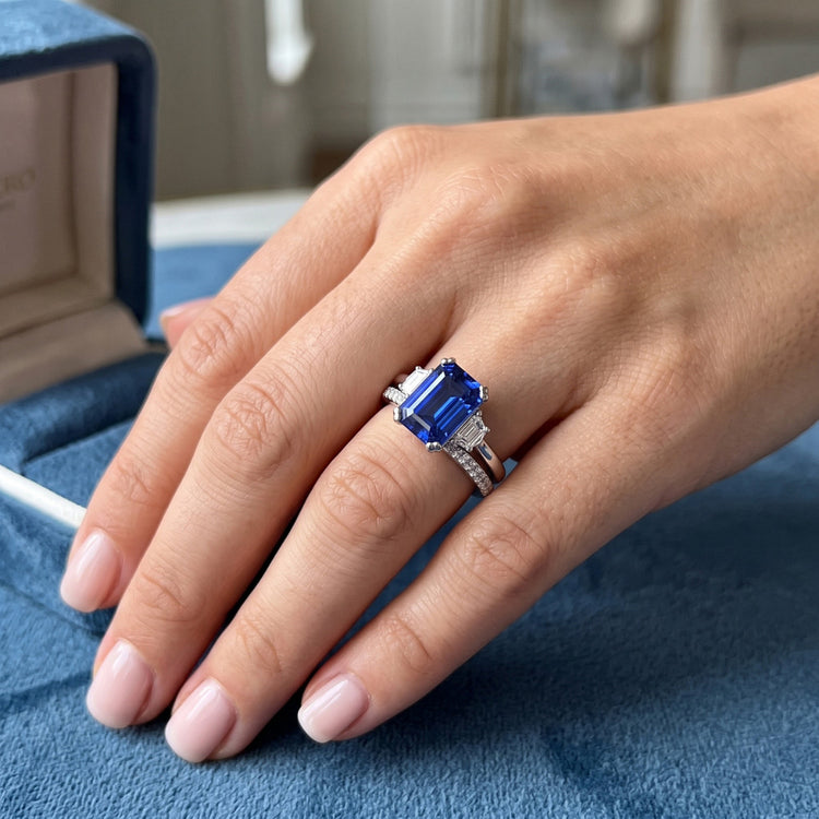 Bague Saphir Naturel 4 Carats