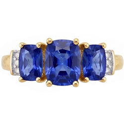Bague Saphir Naturel 5.26 Carats