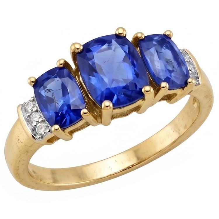 Bague Saphir Naturel 5.26 Carats