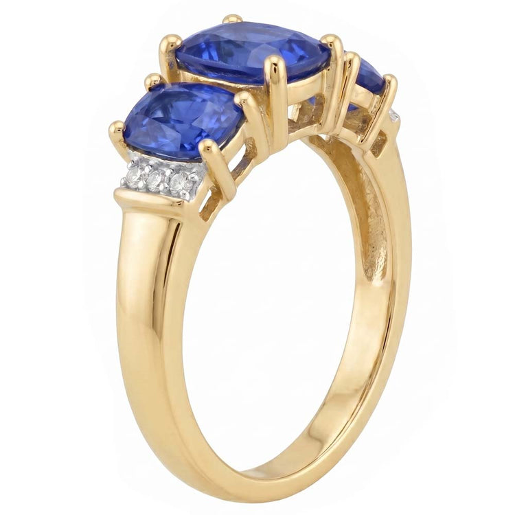 Bague Saphir Naturel 5.26 Carats