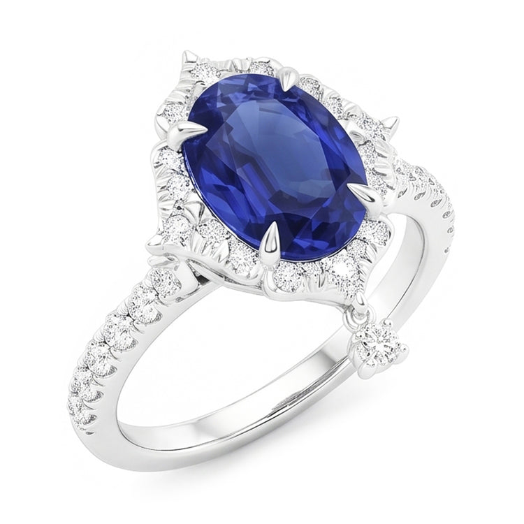 Bague Saphir Naturel 5.50 Carats