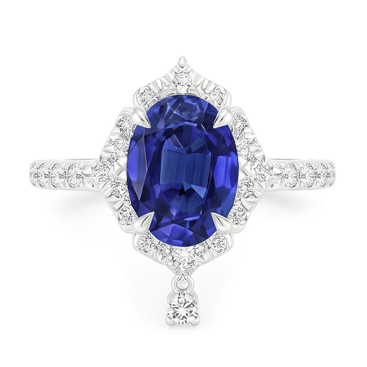 Bague Saphir Naturel 5.50 Carats
