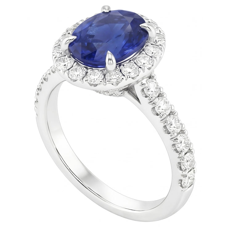 Bague Saphir Naturel 5.50 Carats