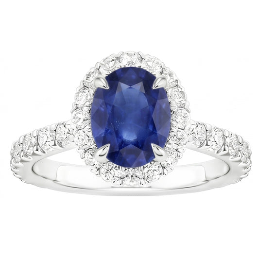 Bague Saphir Naturel 5.50 Carats