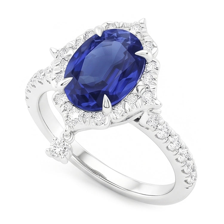 Bague Saphir Naturel 5.50 Carats