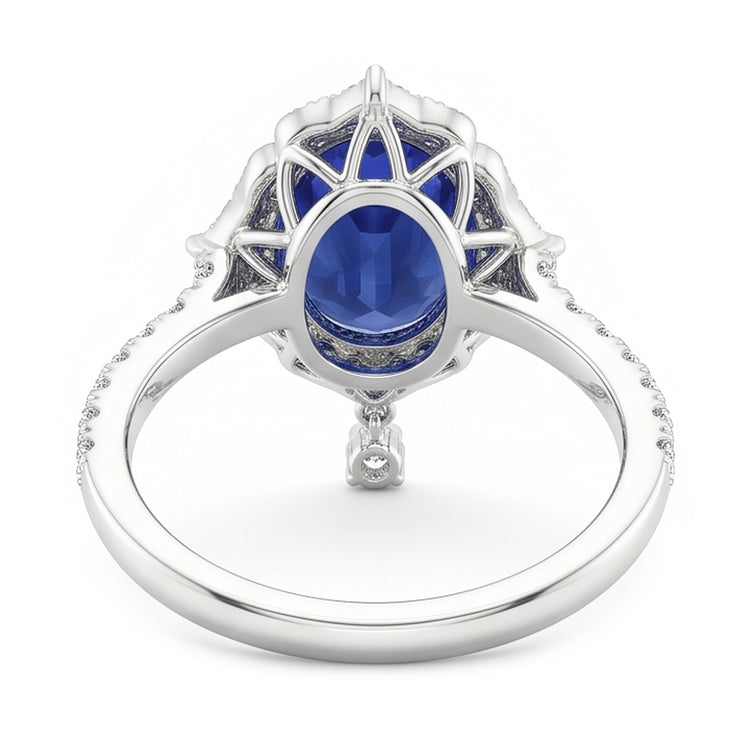 Bague Saphir Naturel 5.50 Carats