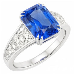 Bague Saphir Naturel 5 Carats