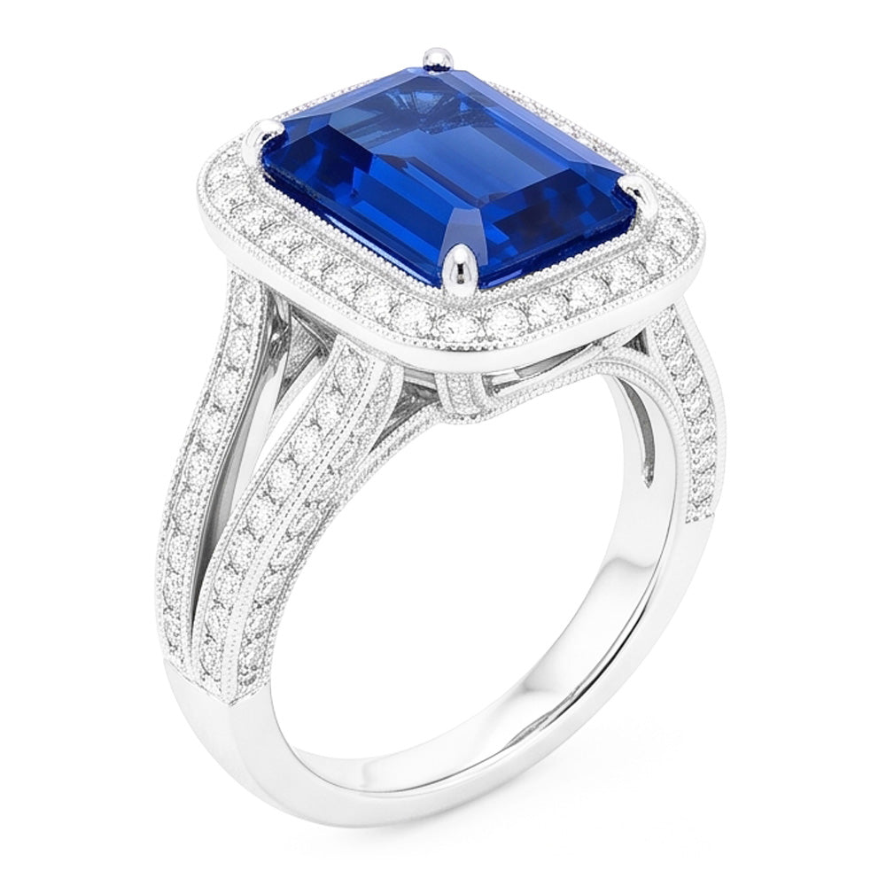 Bague Saphir Naturel 5 Carats