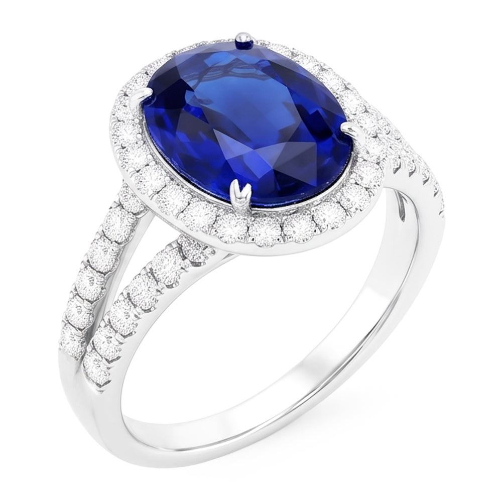 Bague Saphir Naturel 5 Carats