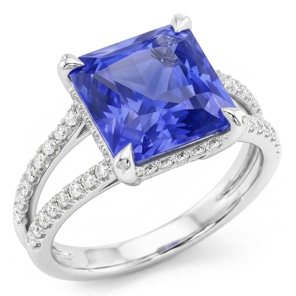 Bague Saphir Naturel 5 Carats