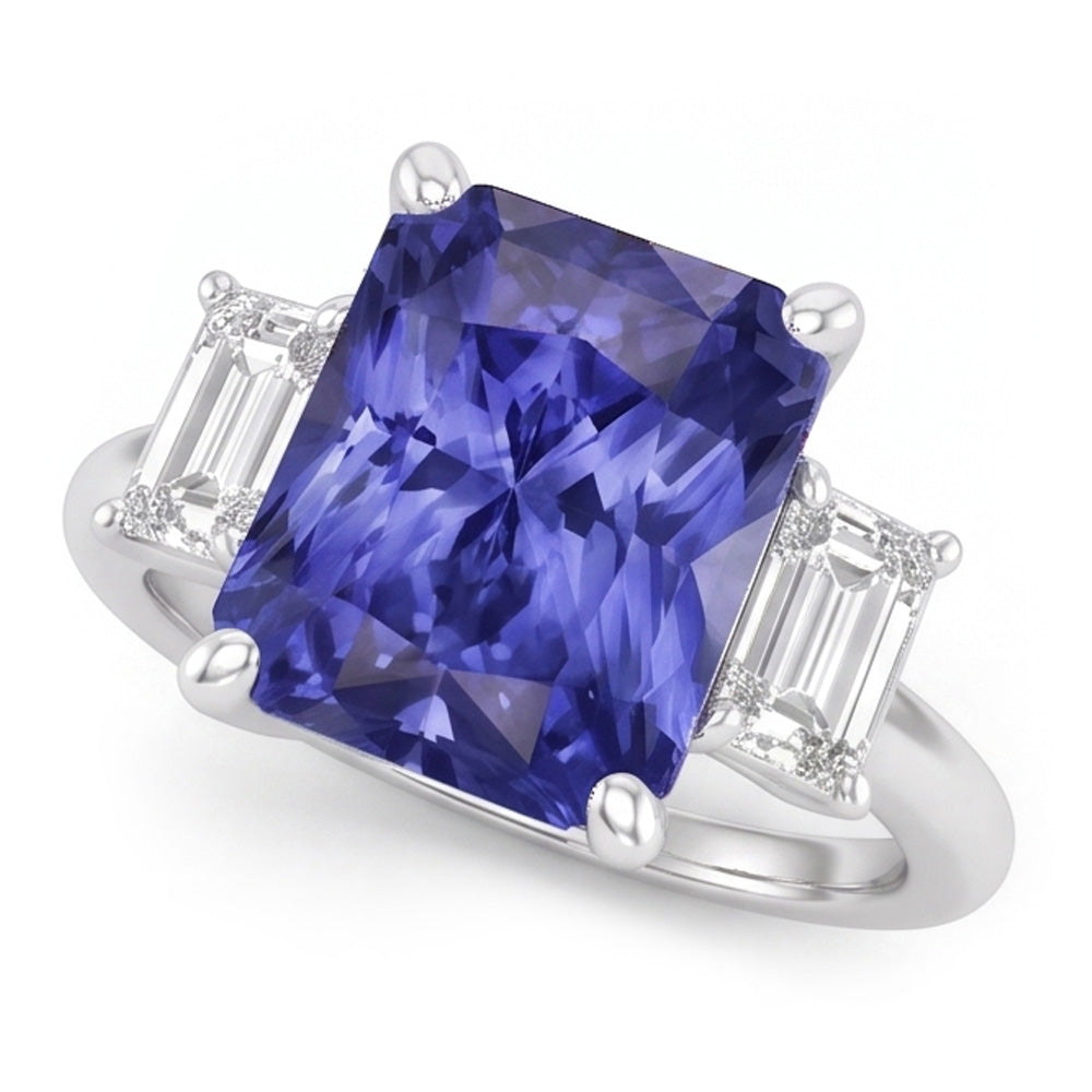 Bague Saphir Naturel 5 Carats