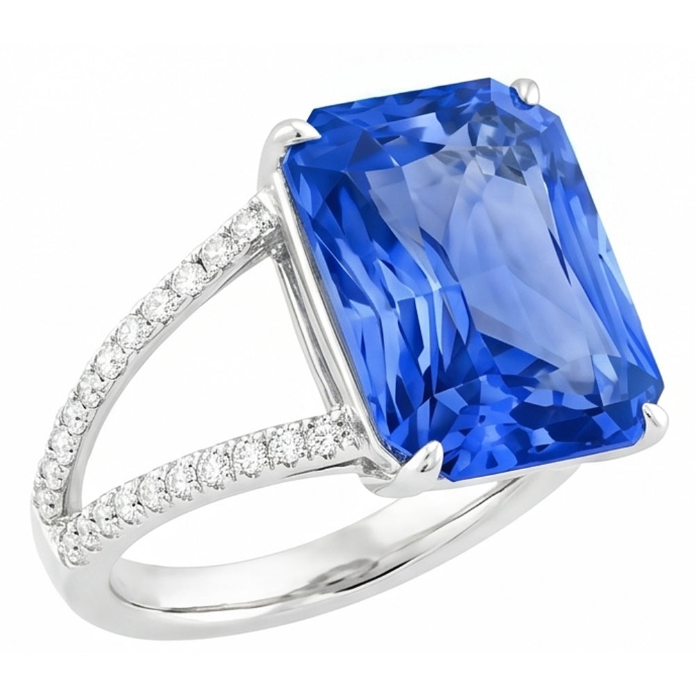 Bague Saphir Naturel 5 Carats